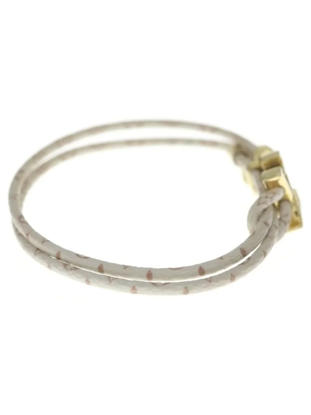 Louis Vuitton Bracelet LV Blue M Monogram Dune Bangle White
